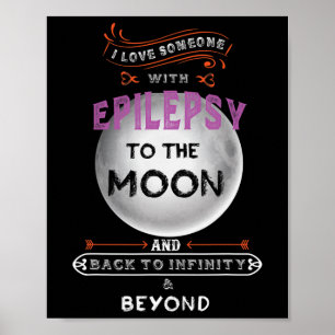 Epilepsie bewustzijn van de maan poster