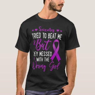 Epilepsie-bewustzijn van het verkeerde meisje t-shirt