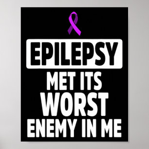 Epilepsie Bewustzijn Vijand Epileptische Krijger O Poster