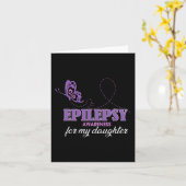 Epilepsie bewustzijn voor mijn dochter - Epilepsie Kaart (Gele Bloem)
