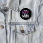 Epilepsie Bewustzijn Warrior 1 Ronde Button 5,7 Cm (In situ)
