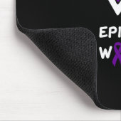 Epilepsie Bewustzijn Warrior Ondersteuning Overlev Muismat (Hoek)