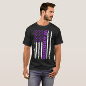 Epilepsie bewustzijn Warrior T-shirt (Voorkant volledig)