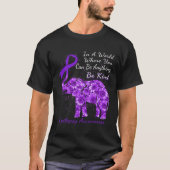Epilepsie Bewustzijn Zonnebloem Olifant Wees Kind T-shirt (Voorkant)