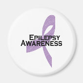 Epilepsie-bewustzijnslint Magneet (Voorkant)