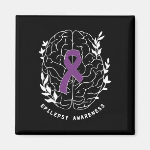 Epilepsie Bewustzijnslint Paarse Epilepsie Hersene Magneet