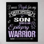 Epilepsie Bewustzijnsondersteuning Son Warrior Wal Poster (Voorkant)