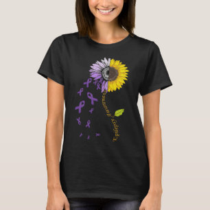 Epilepsie bewustzijnsunflower  t-shirt