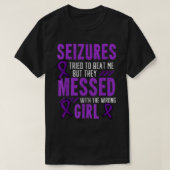 Epilepsie Convulsies Neurologische aandoening Paar T-shirt (Design voorkant)