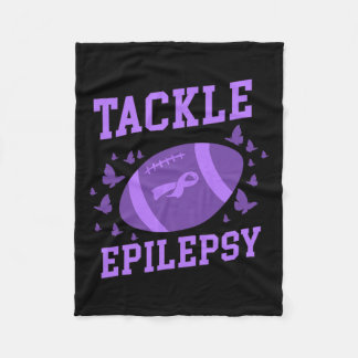 Epilepsie Football Epilepsiebewustzijn aanpakken Fleece Deken