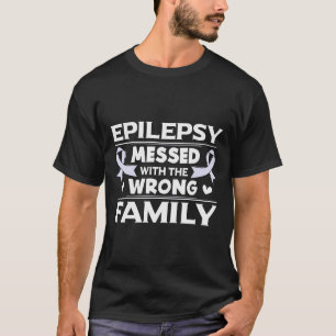 Epilepsie Gift Lavendel Awareness Lint T-shirt