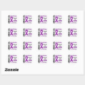 Epilepsie heeft een kuur 3 nodig ronde sticker (Vel)