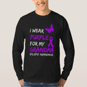 Epilepsie Ik Draag Paars Voor Mijn Oma Lint 1 T-shirt