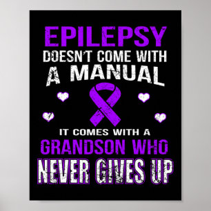 Epilepsie komt met een kleinzoon die nooit opgeeft poster
