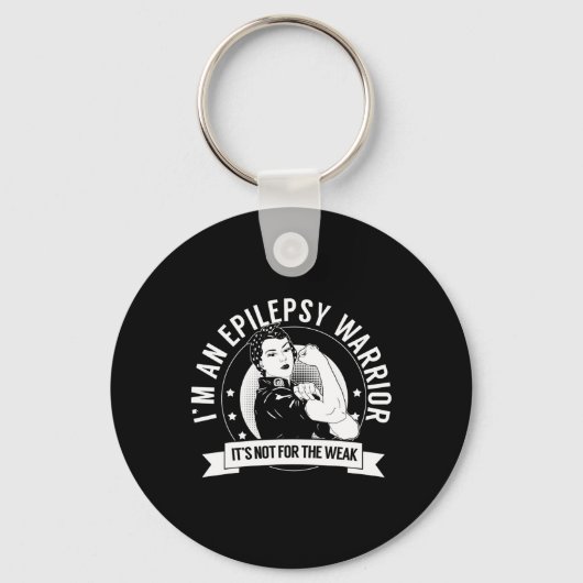 Epilepsie krijger NFTW - Epilepsie Bewustzijn Sleutelhanger (Voorkant)