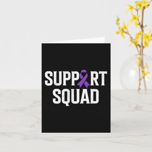 Epilepsie krijger ondersteuning squad ondersteunin kaart (Gele Bloem)