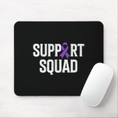 Epilepsie krijger ondersteuning squad ondersteunin muismat (Met muis)
