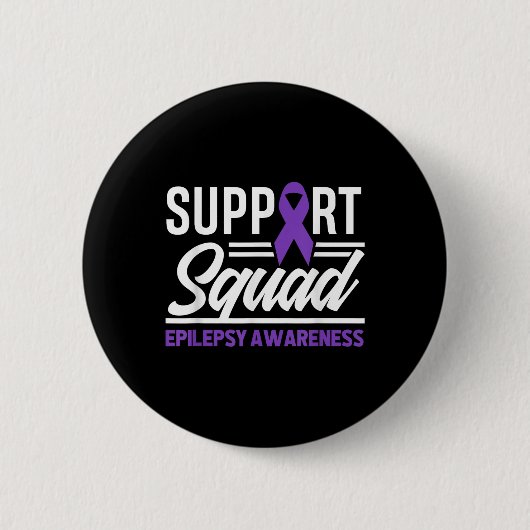 Epilepsie krijger ondersteuning squad ondersteunin ronde button 5,7 cm (Voorkant)