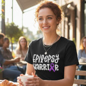 Epilepsie Krijger Paarse Lint Tri-Blend Shirt