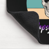 Epilepsie krijger schedel Paarse linten epile Muismat (Hoek)