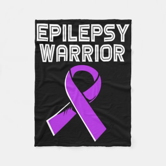 Epilepsie Krijger Voor Kinderen  Fleece Deken (Voorkant)
