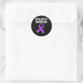 Epilepsie Krijger Voor Kinderen  Ronde Sticker (Tas)