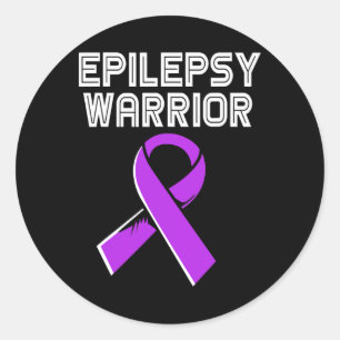 Epilepsie Krijger Voor Kinderen Ronde Sticker