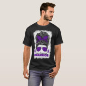 Epilepsie krijger voor vrouwen Moeder Paarse epile T-shirt (Voorkant volledig)