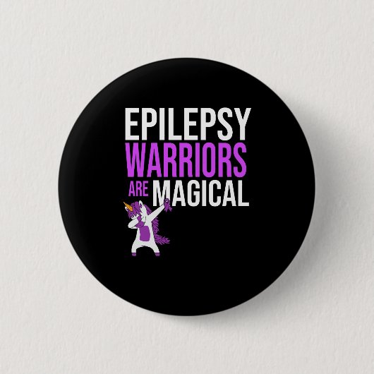 Epilepsie krijgers zijn magisch - Bewustzijn Ronde Button 5,7 Cm (Voorkant)