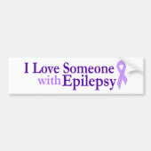 epilepsie liefde bumpersticker (Voorkant)