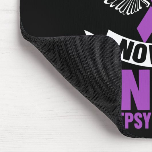 Epilepsie lint Mijn held is nu mijn engel epilepsi Muismat (Hoek)