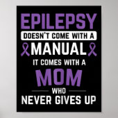Epilepsie Moeder Epilepsie Bewustzijn Epilepsie Poster (Voorkant)