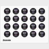 Epilepsie Moeder Epilepsie Bewustzijn Epilepsie Ronde Sticker (Vel)