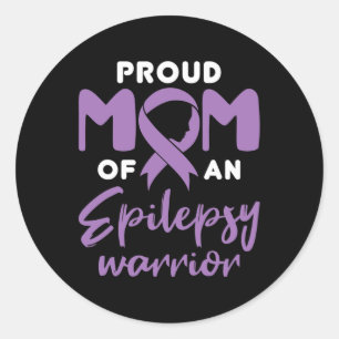 Epilepsie Moeder Epileptische aanval Bewustzijn Tr Ronde Sticker