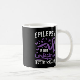 Epilepsie niet besmettelijk Mijn glimlach is epile Koffiemok