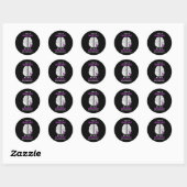 Epilepsie Paars Epileptisch Brain Day Epilepsie Ronde Sticker (Vel)