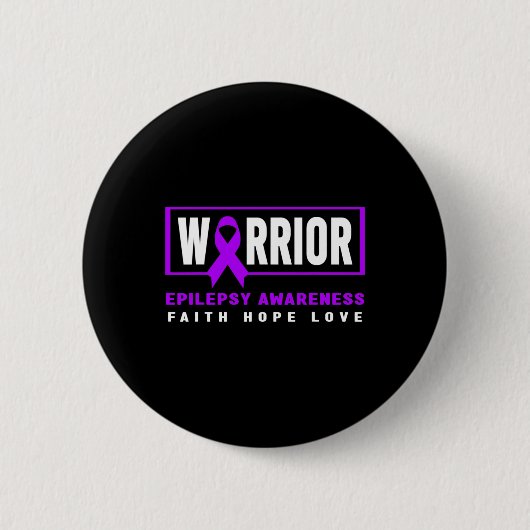 Epilepsie - Paarse dag Ronde Button 5,7 Cm (Voorkant)