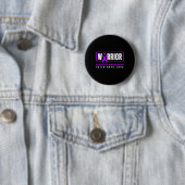 Epilepsie - Paarse dag Ronde Button 5,7 Cm (In situ)