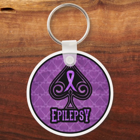 Epilepsie - Sleutelhanger - schoppen (Voorkant)