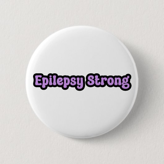 Epilepsie Sterk Paarse bewustzijn Ronde Button 5,7 Cm (Voorkant)