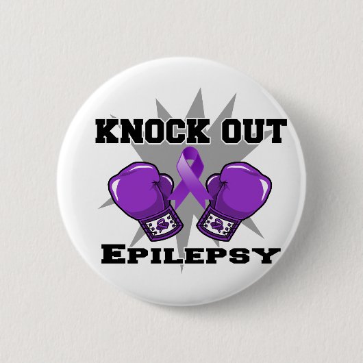 Epilepsie uitknijpen ronde button 5,7 cm (Voorkant)