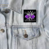 Epilepsie uitslaan vierkante button 5,1 cm (In situ)