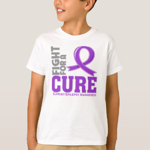 Epilepsie vecht voor een kuur t-shirt