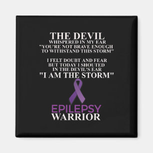Epilepsie Warrior Awareness Christelijk Faith Magneet
