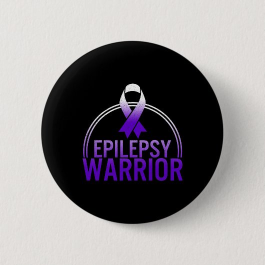 Epilepsie Warrior Awareness Convulsieondersteuning Ronde Button 5,7 Cm (Voorkant)