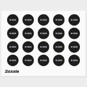 Epilepsie Warrior Awareness Paarse lint Mannen en Ronde Sticker (Vel)