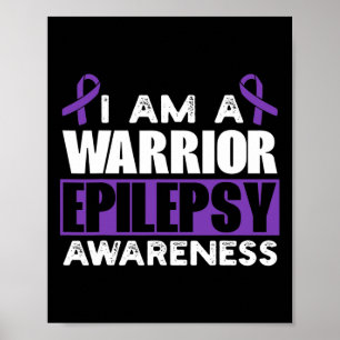 Epilepsie Warrior Epilepsie Aanval Epilepsie Poster