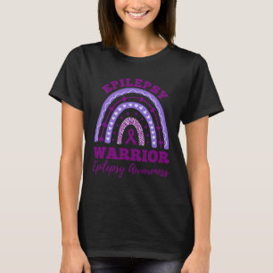 Epilepsie Warrior Epilepsie Bewustzijn Rainbow T-shirt