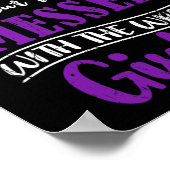 Epilepsie Warrior Epileptisch meisje Aanval A Poster (Hoek)