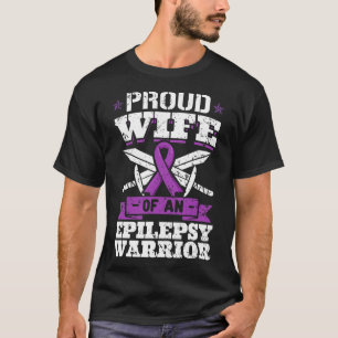 Epilepsie Warrior Vrouw Epileptische aanval Aandoe T-shirt